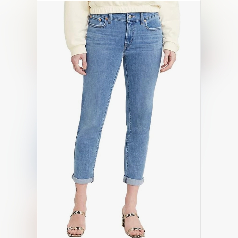 Levis Mid-Rise Boyfriend Jeans Sz 28